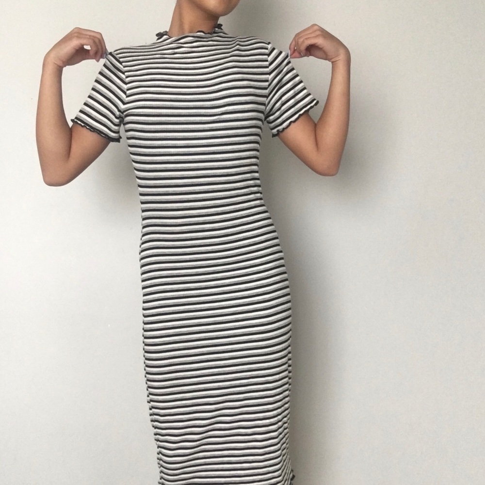 Body con striped dress